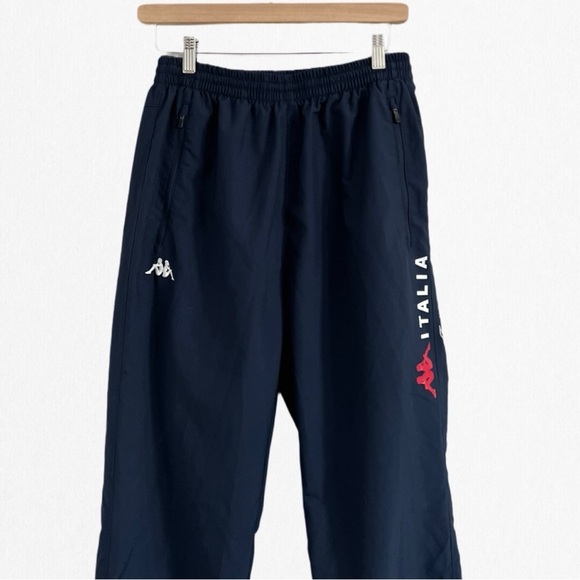 kappa Boy’s Light Weight Navy ITALIA Torino Track Pants BAMBOO CHARCOAL … - Picture 2 of 3